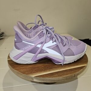 Diadora Women's Lavender Athletic Shoes Current Trend